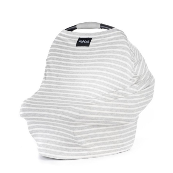 milk snob Other - Milk Snob Nursing & Car Seat Cover - Gray & White Stripe - Very Gently Used